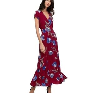 Yumi Kim Southern Belle Floral Print Button Down Maxi Dress